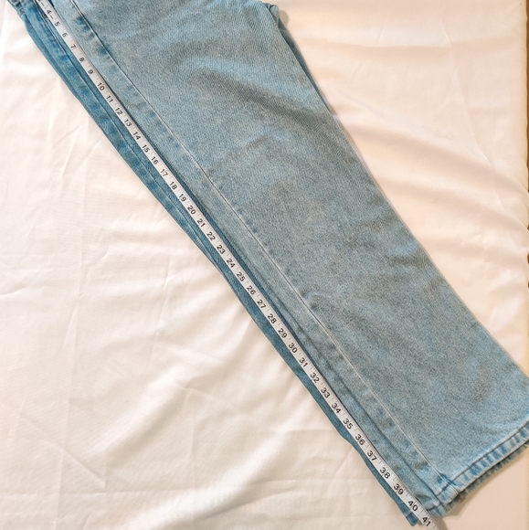 2 George Regular Denim Jeans Men 32X30 Blue Med Wash Straight Leg Pockets - Picture 8 of 13
